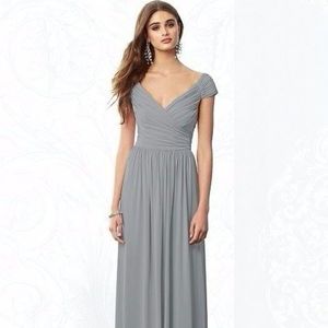 Gray Bridesmaid Dress